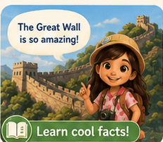 Learn cool facts! journey card